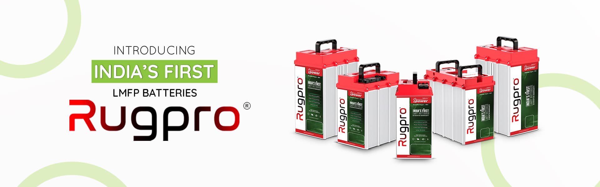 Rugpro LMFP Batteries